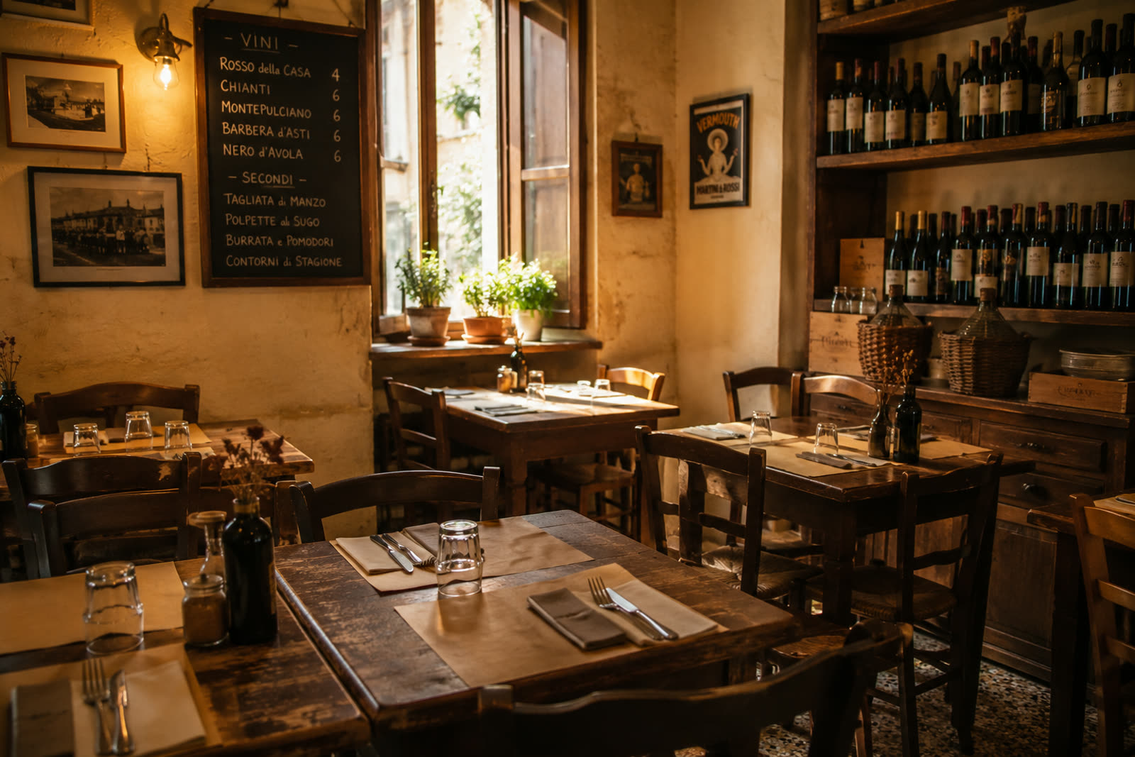 La sala di Osteria da Salvador