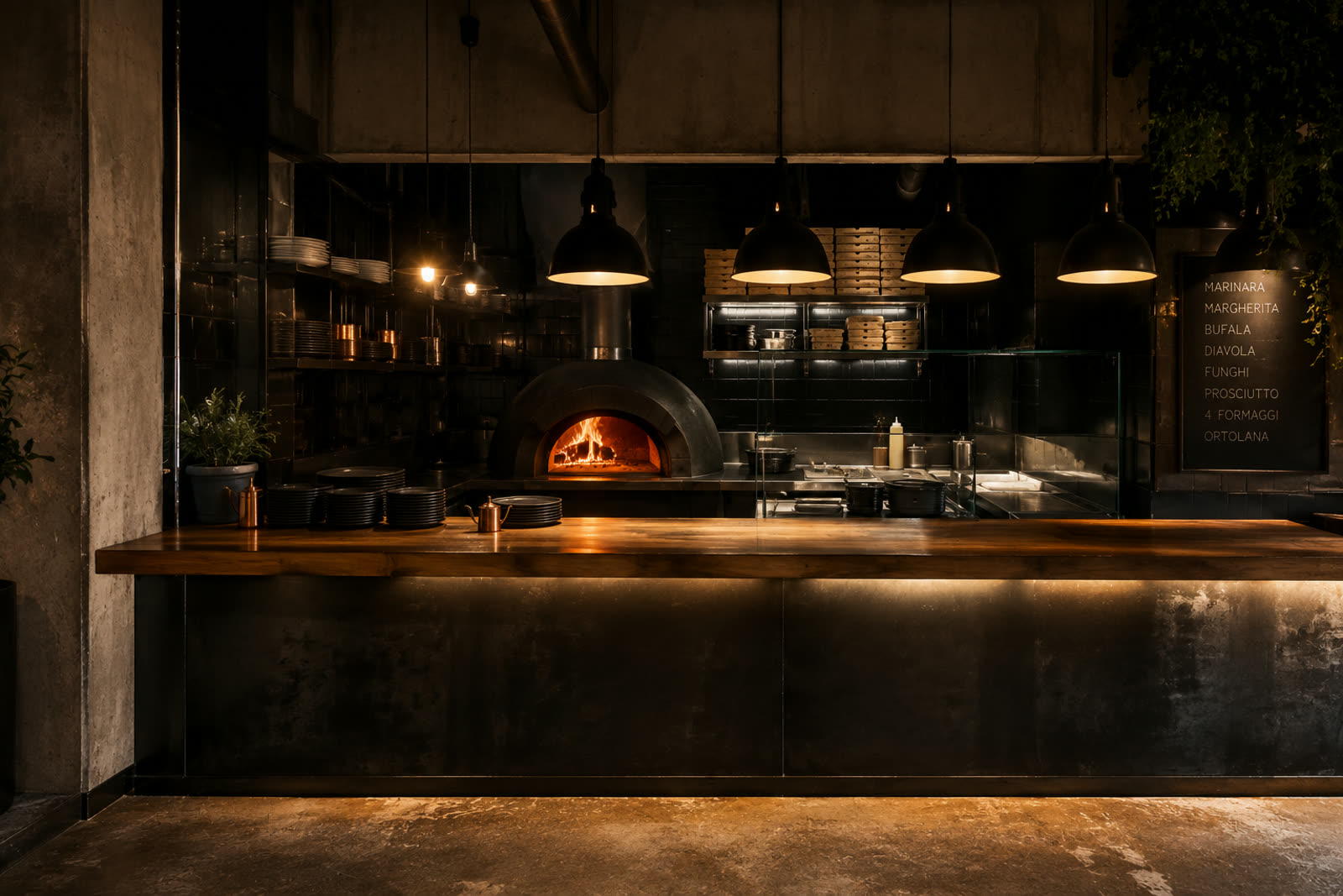 Il forno di Pizzeria da Salvador