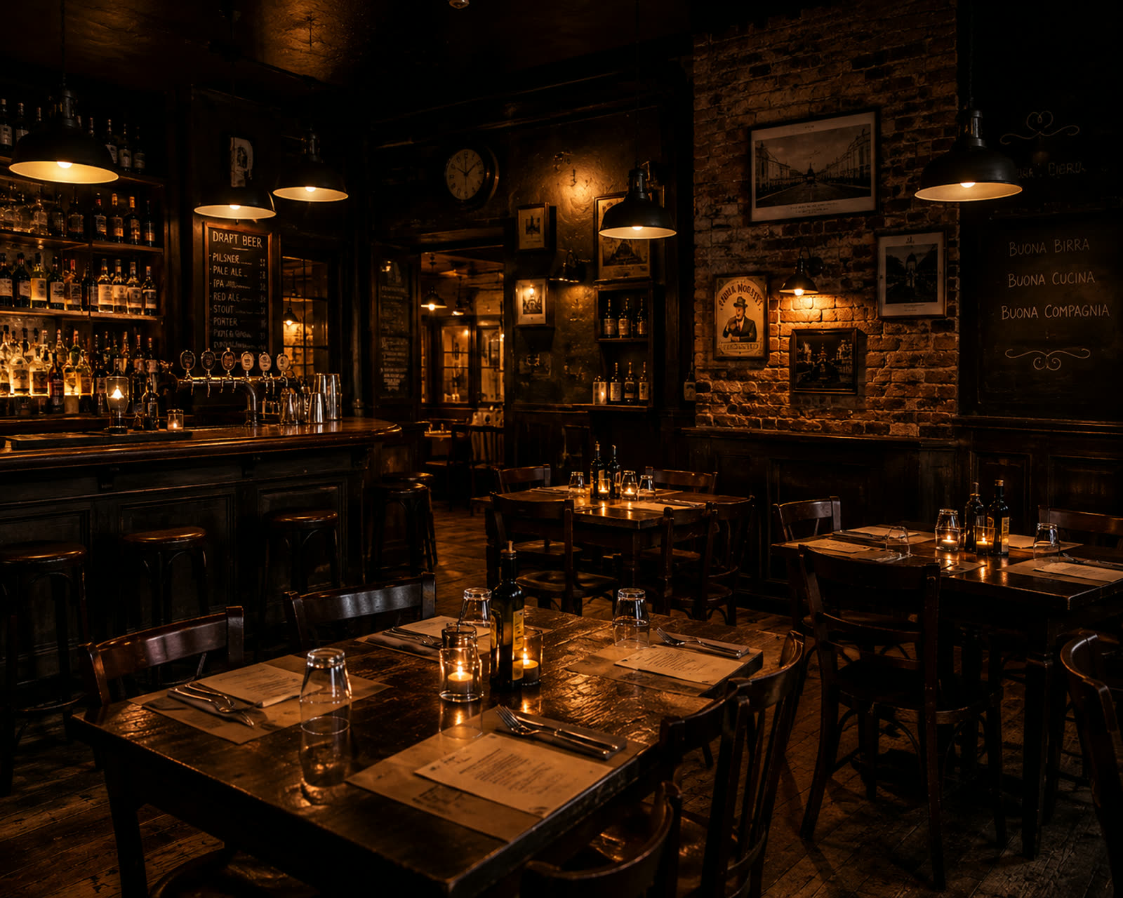 La sala di Pub da Salvador